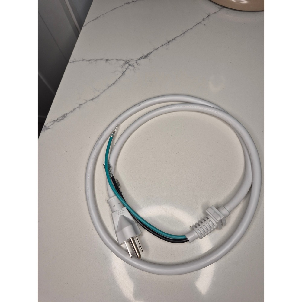 Whirlpool Microwave Power Cord W10708076 Replacement Part‎ White